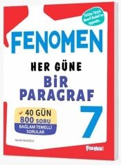 Fenomen Okul 7. Sınıf Her Gün Bir Paragraf Fenomen Maarif Modeli Soru Bankası Fenomen Okul Yayınları