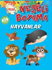 Neşeli Boyama - Hayvanlar Parıltı Yayınları