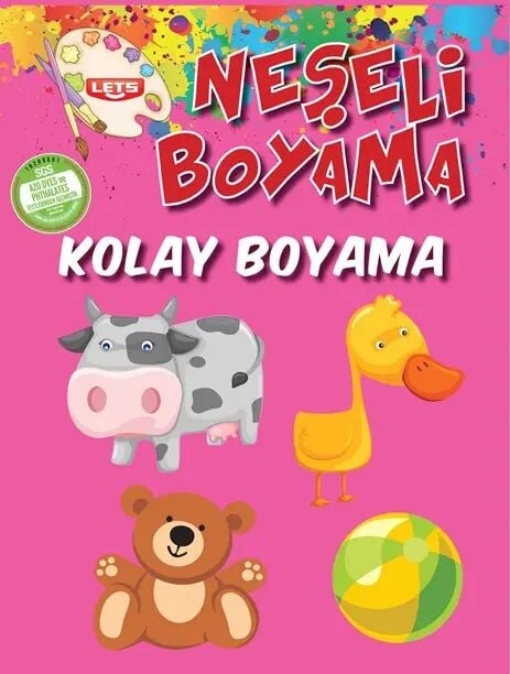 Neşeli Boyama - Kolay Boyama Parıltı Yayınları