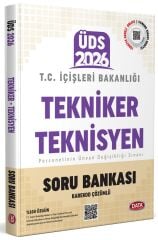 Data 2026 GYS ÜDS İçişleri Bakanlığı Tekniker Teknisyen Soru Bankası Çözümlü Görevde Yükselme Ünvan Değişikliği Data Yayınları
