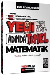 Yediiklim 2025 KPSS DGS ALES TYT 7 Yedi Adımda Temel Matematik Konu Anlatımlı Soru Bankası - Mehmet Bilge Yıldız Yediiklim Yayınları