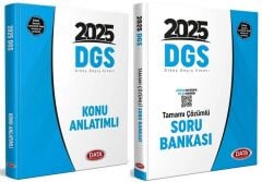 Data 2025 DGS Konu + Soru Bankası 2 li Set Data Yayınları