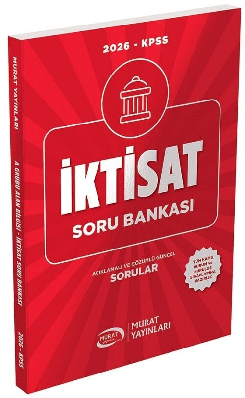 Murat 2026 KPSS A Grubu İktisat Soru Bankası Çözümlü Murat Yayınları