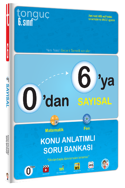 Tonguç 6. Sınıf 0 dan 6 ya Sayısal Konu Anlatımlı Soru Bankası Tonguç Akademi