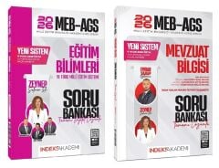 YENİ AGS SİSTEMİ - İndeks Akademi 2026 MEB-AGS Eğitim Bilimleri + Mevzuat Bilgisi Soru Bankası 2 li Set - Zeynep Salman İçli, Emrah Vahap Özkaraca İndeks Akademi Yayıncılık