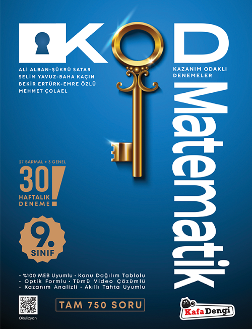 Kafadengi 9. Sınıf Matematik KOD 30 Deneme Kafadengi Yayınları
