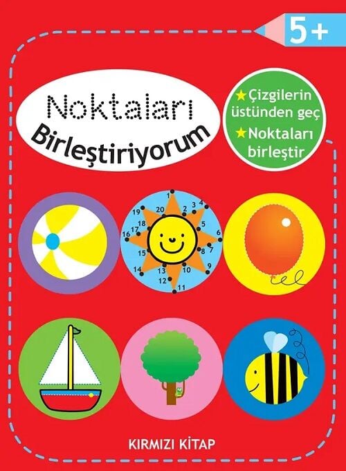 Noktaları Birleştiriyorum Kırmızı Kitap 5 Yaş Parıltı Yayınları
