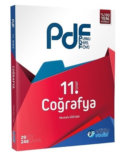 SÜPER FİYAT - Eğitim Vadisi 11. Sınıf Coğrafya PDF Planlı Ders Föyü Konu Anlatımlı Eğitim Vadisi Yayınları