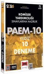Yargı 2026 Komiser Yardımcılığı PAEM Yıldız 10 Deneme Çözümlü 13. Baskı Yargı Yayınları