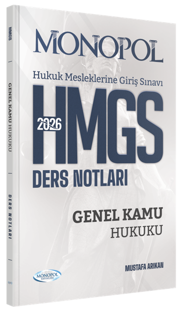 Monopol 2026 HMGS Genel Kamu Hukuku Ders Notları - Mustafa Arıkan Monopol Yayınları