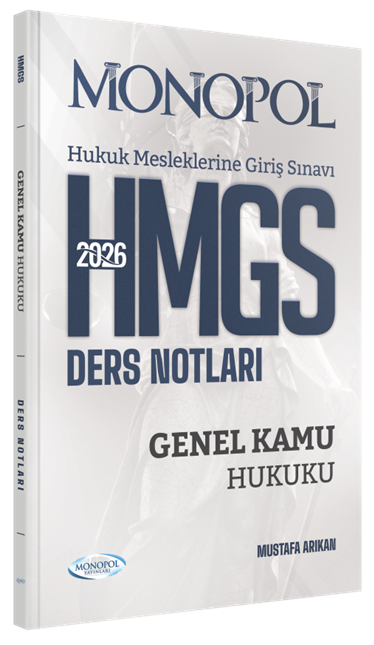 Monopol 2026 HMGS Genel Kamu Hukuku Ders Notları - Mustafa Arıkan Monopol Yayınları
