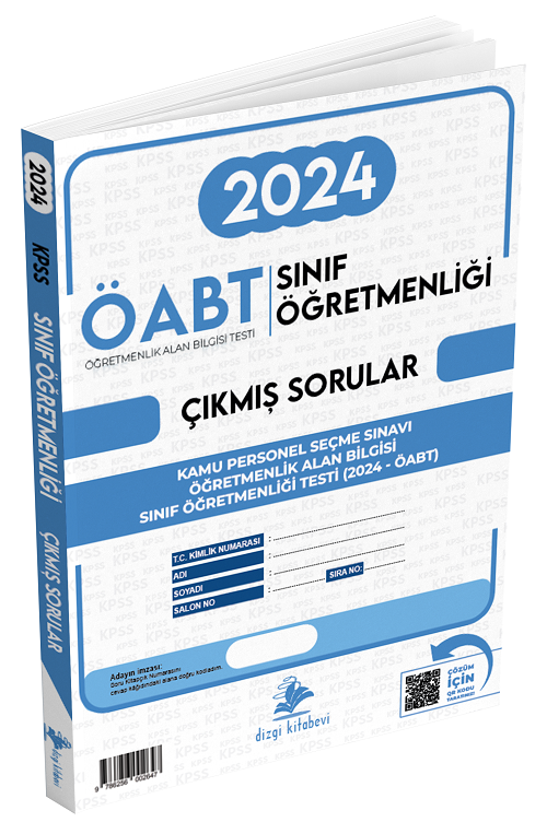 Dizgi Kitap ÖABT MEB-AGS Sınıf Öğretmenliği 2024 Sınavı Çıkmış Sorular Çözümlü Dizgi Kitap Yayınları