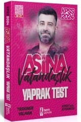 SÜPER FİYAT - İsem 2024 KPSS Vatandaşlık AŞİNA Yaprak Test - Taşkıner Yalman İsem Yayınları