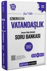 Pegem 2026 KPSS Vatandaşlık Ezberbozan Soru Bankası Çözümlü Pegem Akademi Yayınları