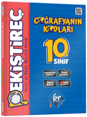 KR Akademi 10. Sınıf Coğrafyanın Kodları Pekiştireç Yazılı ve Okula Hazırlık Kitabı - Yunus Turan KR Akademi Yayınları