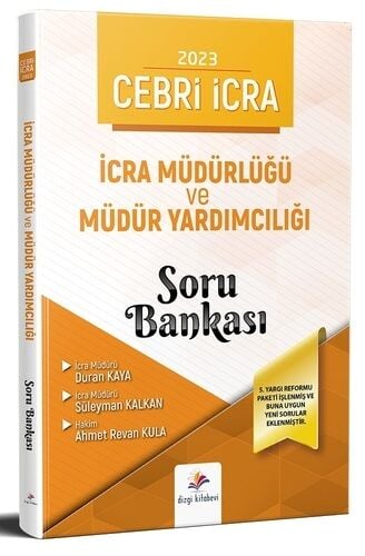 SÜPER FİYAT - Dizgi Kitap 2023 CEBRİ İCRA İcra Müdürlüğü ve Yardımcılığı Soru Bankası Dizgi Kitap