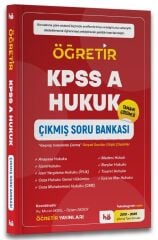 Öğretir 2026 KPSS A Grubu Hukuk Çıkmış Soru Bankası Çözümlü Öğretir Yayınları