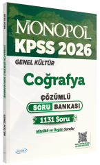 Monopol 2026 KPSS Coğrafya Soru Bankası Çözümlü Monopol Yayınları
