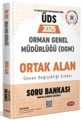 Data 2025 ÜDS Orman Genel Müdürlüğü Ortak Alan Soru Bankası Çözümlü Görevde Yükselme Ünvan Değişikliği Data Yayınları