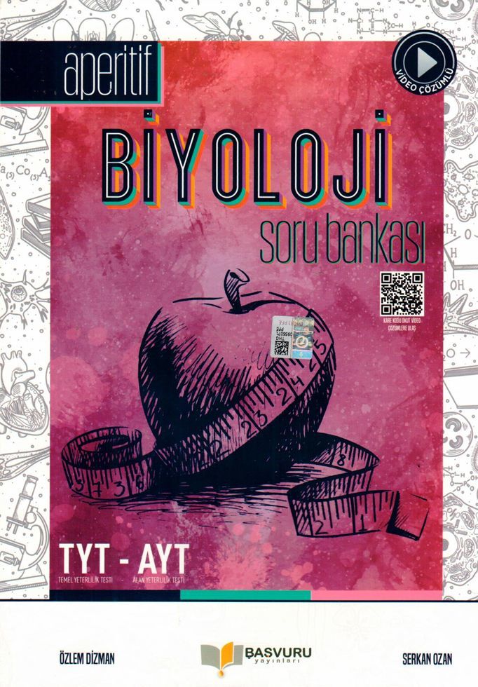 Başvuru YKS TYT AYT Biyoloji Aperitif Soru Bankası Video Çözümlü Başvuru Yayınları