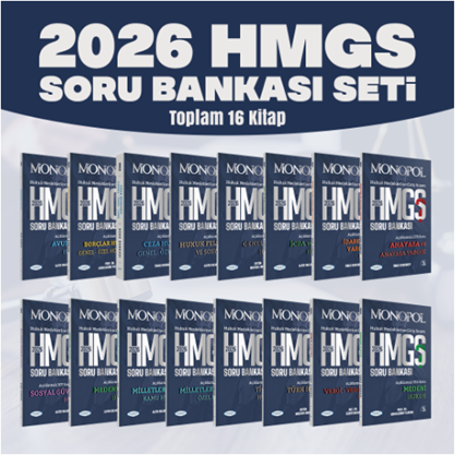 Monopol 2026 HMGS Soru Bankası 16 Kitap Set Monopol Yayınları