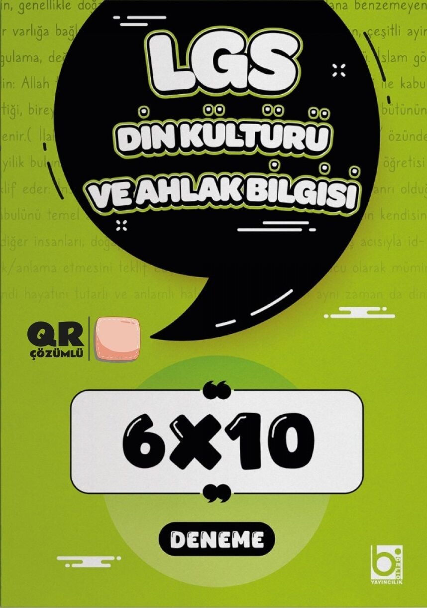Bigelio LGS Din Kültürü ve Ahlak Bilgisi 6x10 Deneme Çözümlü Bigelio Yayıncılık