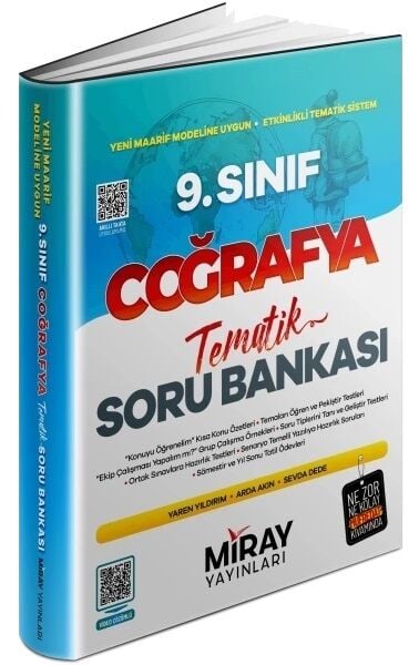 Miray 9. Sınıf Coğrafya Tematik Soru Bankası Miray Yayınları