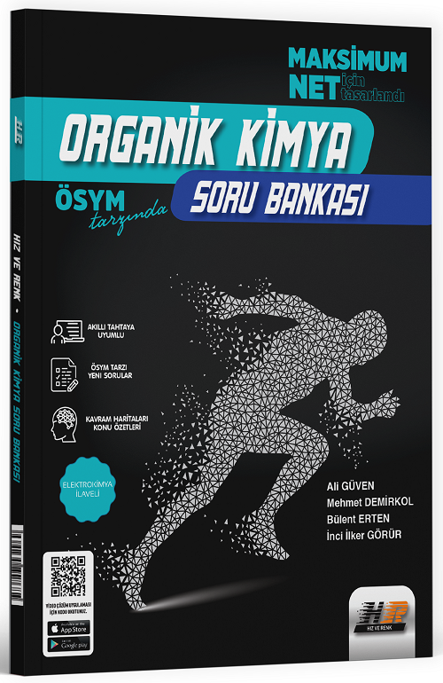 Hız ve Renk YKS AYT Organik Kimya Soru Bankası Hız ve Renk Yayınları