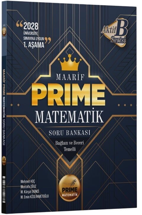 Aktif Öğrenme 2028 YKS TYT Matematik Maarif Prime Soru Bankası B Serisi Aktif Öğrenme Yayınları
