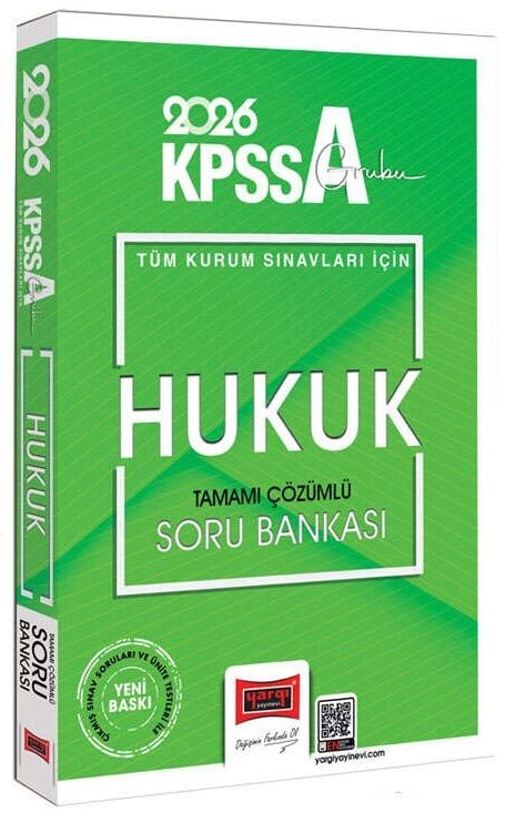 Yargı 2026 KPSS A Grubu Hukuk Soru Bankası Çözümlü Yargı Yayınları