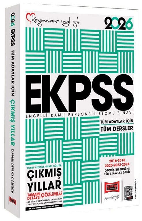 Yargı 2026 EKPSS Tüm Dersler Çıkmış Sorular Çözümlü Yargı Yayınları