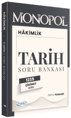 Monopol Hakimlik Tarih Soru Bankası Çözümlü - Derya Yılmazer Monopol Yayınları