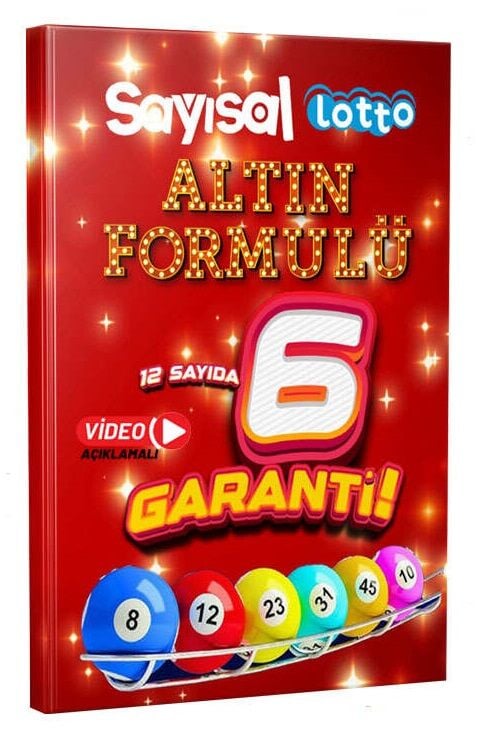Bilge Sayısal Lotto Altın Formulü 12 Sayıda 6 Garanti Bilge Yayıncılık