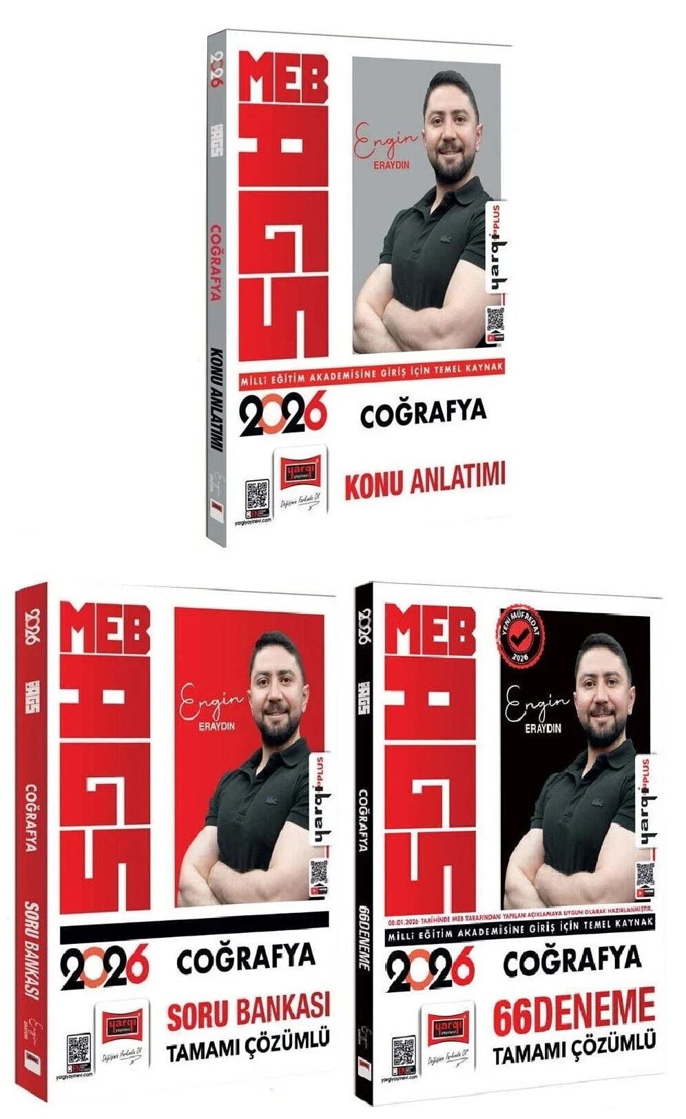 YENİ AGS - Yargı 2026 MEB-AGS Coğrafya Konu Anlatımı + Soru Bankası + 66 Deneme 3 lü Set - Engin Eraydın Yargı Yayınları