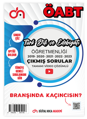 Dijital Hoca ÖABT Türk Dili ve Edebiyatı Öğretmenliği Son 5 Yıl Çıkmış Sorular Video Çözümlü Dijital Hoca Akademi