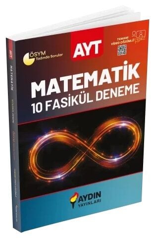 Aydın YKS AYT Matematik Fasikül 10 Deneme Çözümlü Aydın Yayınları