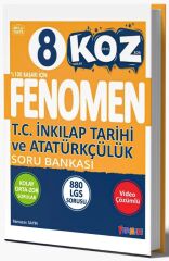 Fenomen Okul 8. Sınıf LGS Matematik Koz Soru Bankası Çözümlü Fenomen Okul Yayınları