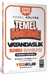 Yediiklim 2025 KPSS Vatandaşlık Temel Öğrenme Soru Bankası Çözümlü Yediiklim Yayınları
