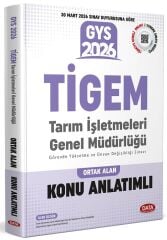 Data 2026 GYS TİGEM Tarım İşletmeleri Genel Müdürlüğü Ortak Alan Konu Anlatımlı Görevde Yükselme Data Yayınları