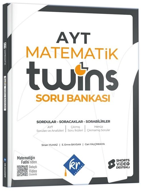 KR Akademi 2027 YKS AYT Matematik Twins Soru Bankası Çözümlü KR Akademi