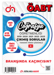Dijital Hoca ÖABT Coğrafya Öğretmenliği Son 5 Yıl Çıkmış Sorular Video Çözümlü Dijital Hoca Akademi