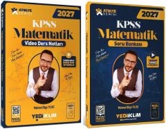Yediiklim 2027 KPSS Matematik Atölye Video Ders Notları + Soru Bankası 2 li Set - Mehmet Bilge Yıldız Yediiklim Yayınları