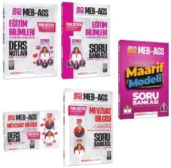 YENİ AGS SİSTEMİ - İndeks Akademi 2026 MEB-AGS Eğitim Bilimleri + Mevzuat Bilgisi Video Ders Notları + Maarif Modeli Soru Bankası 5 li Set - Zeynep Salman İçli, Emrah Vahap Özkaraca İndeks Akademi Yayıncılık