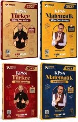 Yediiklim 2027 KPSS Türkçe + Matematik Atölye Video Ders Notları + Soru Bankası 4 lü Set Yediiklim Yayınları