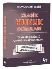 4T Yayınları MONOGRAFİ Klasik Hukuk Çıkmış Sorular Çözümlü 4T Yayınları