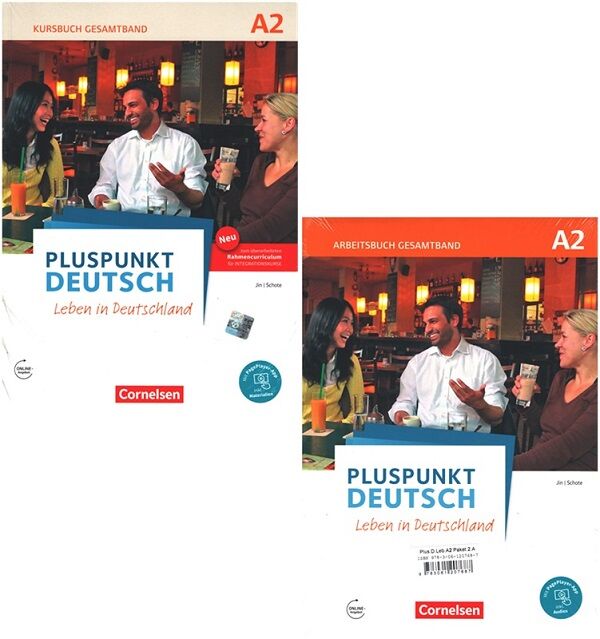 Cornelsen Verlag Pluspunkt Deutsch A2 Arbeitsbuch und Kursbuch İm Paket Cornelsen Verlag