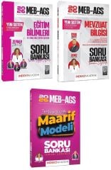 ÖN SİPARİŞ - YENİ AGS SİSTEMİ - İndeks Akademi 2026 MEB-AGS Eğitim Bilimleri + Mevzuat Bilgisi + Maarif Modeli Soru Bankası 3 lü Set - Zeynep Salman İçli, Emrah Vahap Özkaraca İndeks Akademi Yayıncılık