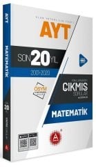 SÜPER FİYAT - A Yayınları YKS AYT Matematik Son 20 Yıl Çıkmış Sorular 2001-2020 A Yayınları