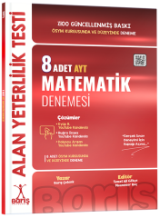 Barış YKS AYT Matematik 8 Deneme Çözümlü - Barış Çelenk Barış Yayınları