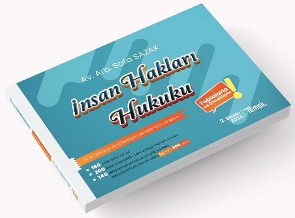 Temsil 2025 İnsan Hakları Hukuku Konu Anlatımı 2. Baskı - Safa Sazak Temsil Yayınları